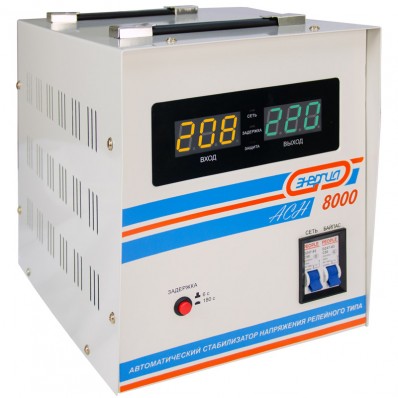 Однофазные 220В - Стабилизатор напряжения Энергия АСН 8000